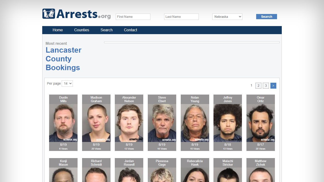 Lancaster County Arrests and Inmate Search